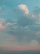 Afrternoon sky artistically toned sky-clouds