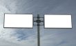 blank billboard, add your message