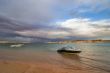 Boat at coast.