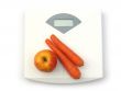 Vegetables on scale