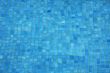blue tiles background - bottom of a swimming pool
