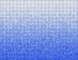 blue mosaic pattern