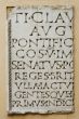 tablet with latin letters