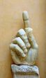 stone hand showing direction