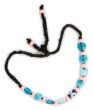 blue bead necklace