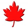 3D Canadian Leaf