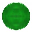 3D green round button