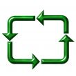 Square Recycling Symbol