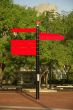 red empty signs