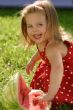 Girl eating water-melon