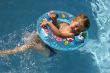 Girl in a swimming-pool