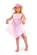 girl standing in pink dress