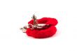red handcuffs