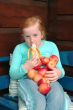 girl eating