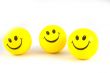 3 balls with smiley