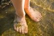 barefoot in the water