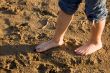 boy barefoot