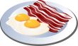 Baco and eggs