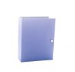 Blue photo album isolated on white