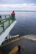 Man on bow of ship