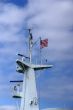 Sonar tower & American flag