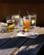 Glasses of beer and water
