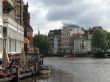 Amsterdam cafe and a boat
