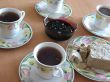 Cup of tea with jam