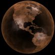 Textured Red Rusty Grunge Earth