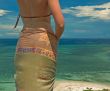 girl in sarong