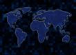 digital map of the world