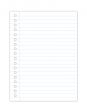 blank notebook sheet