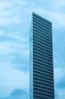 blue skyscraper