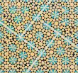 tiled background, oriental ornaments from Isfahan Mosque, Iran