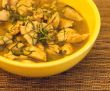 thai chicken curry - shallow focus