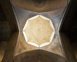 Dome of an ancient mosque, oriental ornaments from Isfahan, Iran