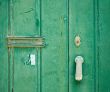 old green door - nice grunge texture