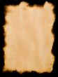 burnt paper