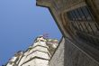 Grote Kerk in Breda with Flag