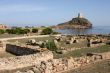 Partially excavated ruins