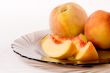 Slices of peach