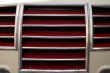 Radiator Grille in Red and Gray