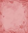 floral mottled paper red