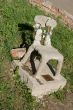 old destroyed plaster chair