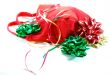 Festive ribbons bag and bows