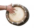 hand hitting Indian drum