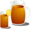 Ice tea illustration
