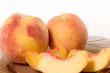 Slices of peach