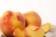 Slices of peach