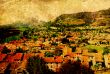 old-fashioned landscape
